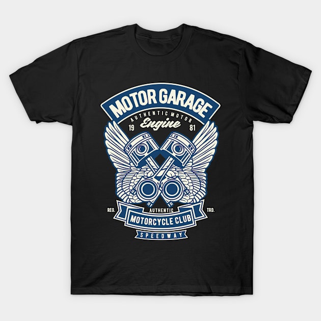 Motorcycle club speedway T-Shirt by p308nx